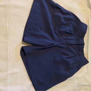Babaton High Waist Blue Shorts